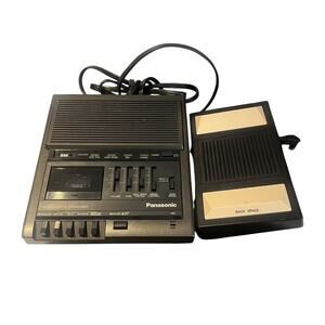 Panasonic RR-830 VSC Cassette Dictator Transcriber Recorder w/ Foot Pedal Tested